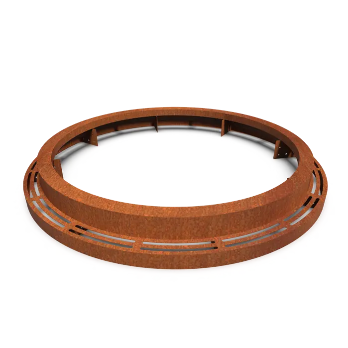 Cortenstaal Boomspiegel Rond 1950 x 250 mm