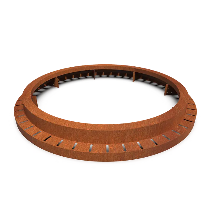 Cortenstaal Boomspiegel Rond 1950 x 250 mm