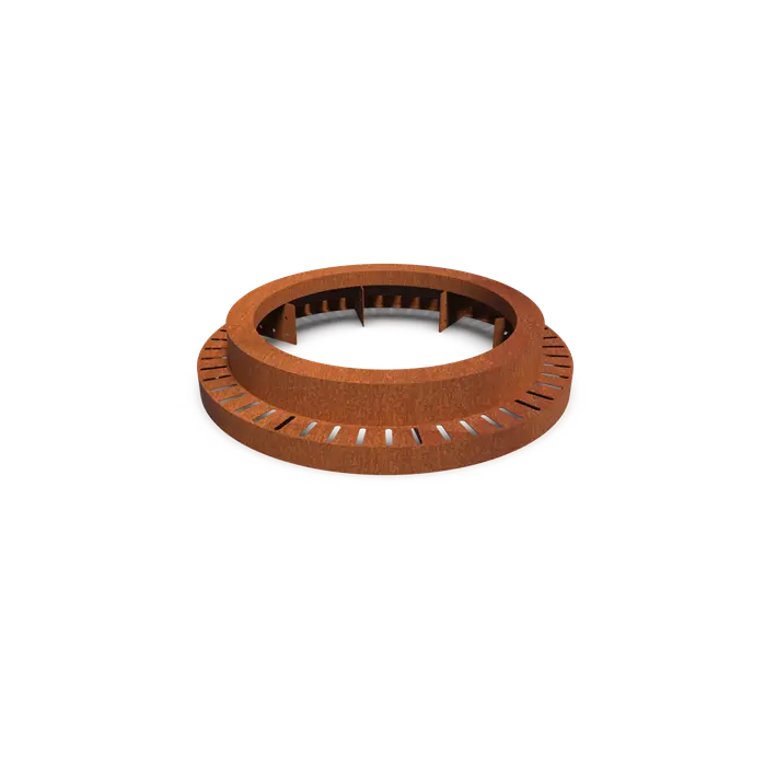 Cortenstaal Boomspiegel Rond 980 x 250 mm