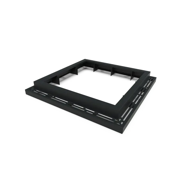 Boomspiegel Aluminium Vierkant 1490 mm