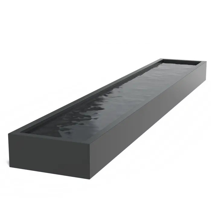 Vijverbak Aluminium 600 x 100 x 40 cm - Vijver