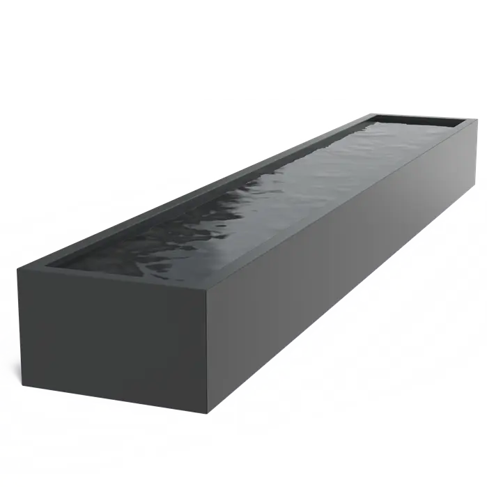 Vijverbak Aluminium 600 x 100 x 60 cm - Vijver