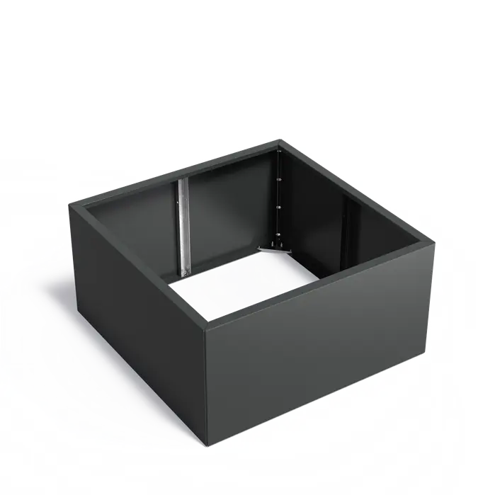 Stalen Plantenbak 120 x 120 x 60 cm - Gecoat