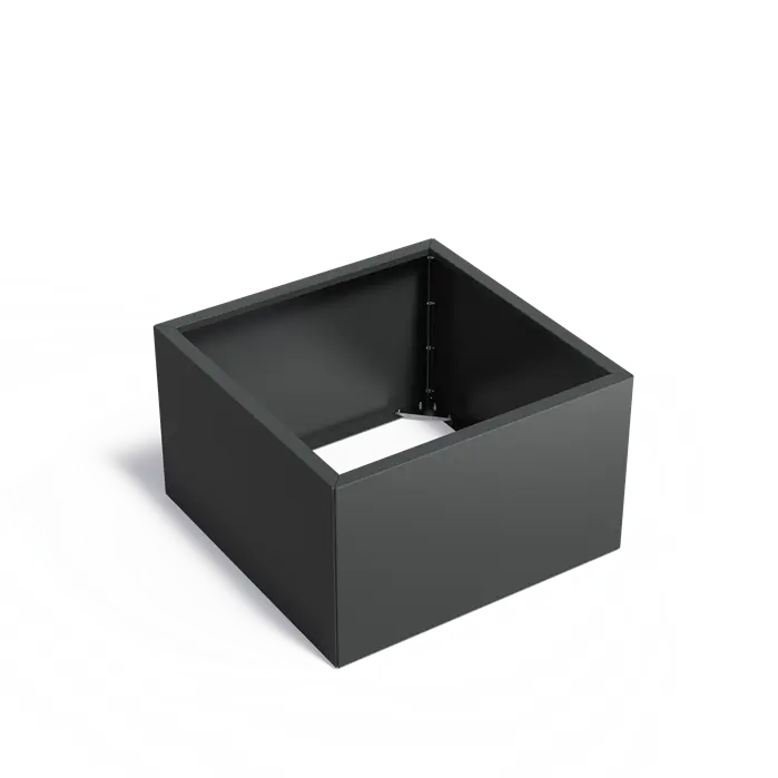 Stalen Plantenbak 100 x 100 x 60 cm - Gecoat