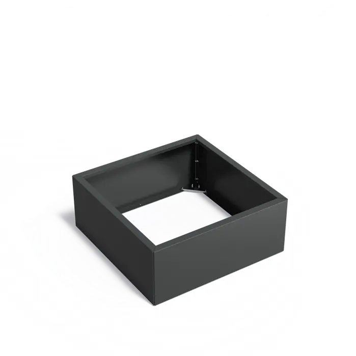 Stalen Plantenbak 100 x 100 x 40 cm - Gecoat