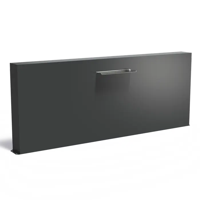 Aluminium Waterval 300 x 25 x 120 cm - Vijvermuur