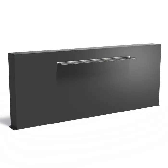 Aluminium Waterval 300 x 25 x 120 cm - Vijvermuur