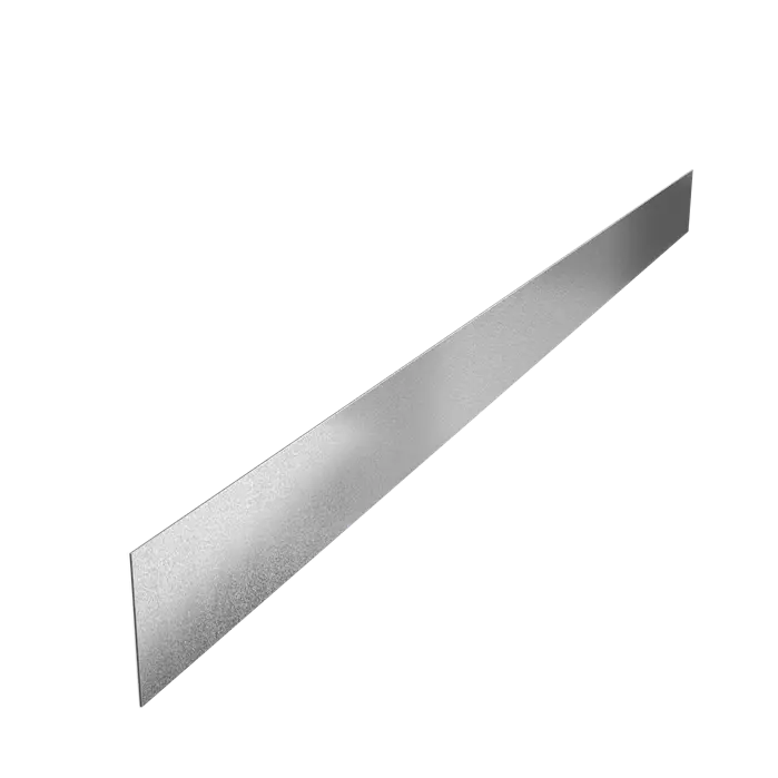 Stalen Borderrand - 2300x2x150 mm - Rechte Bovenrand - 5x