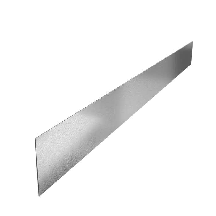 Stalen Borderrand - 2300x3x200 mm - Rechte Bovenrand - 5x