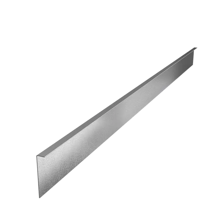 Stalen Borderrand - 2300x2x150 mm - Gezette Bovenrand - 5x