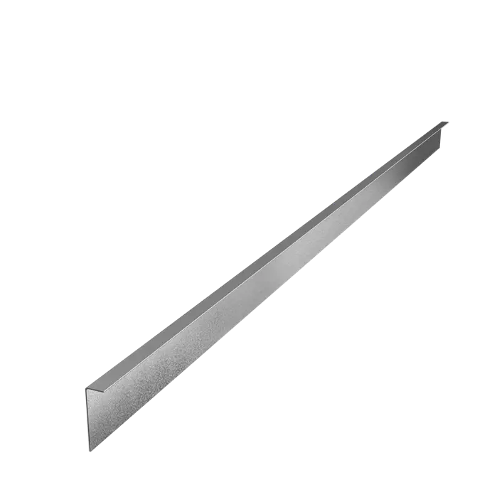 Stalen Borderrand - 2300x2x100 mm - Gezette Bovenrand - 5x