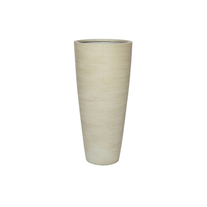Dax Beige Washed - L - D37 x H80 - Pottery Pots | Betonlook Plantenbak