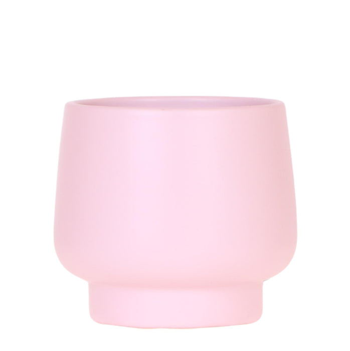 Kolibri Home | Scandic bloempot yellow - Pink - ⌀9cm