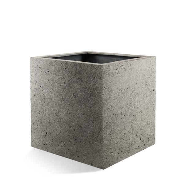 Pot Grigio Cube Natural Concrete - D50 x H50 - Luca Lifestyle | Betonlook Plantenbak