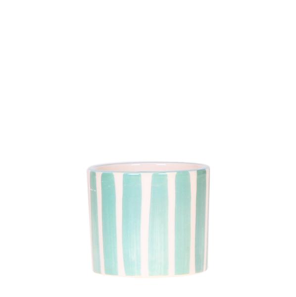 Kolibri Home | Painted stripe - Turquoise - Ø6cm