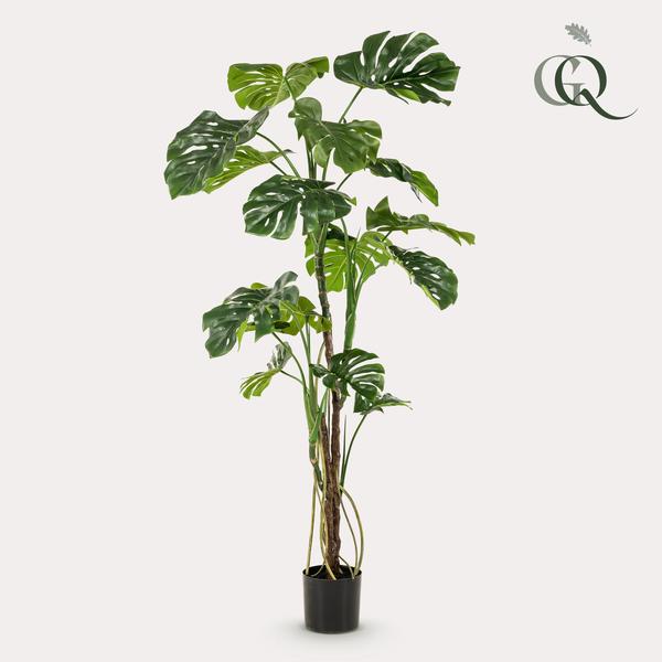 Kunstplant - Monstera - Gatenplant - ↕180cm - Ø17cm