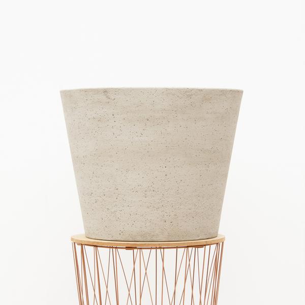 Bucket Beige Washed - M - 50x40 - Pottery Pots | Betonlook Plantenbak