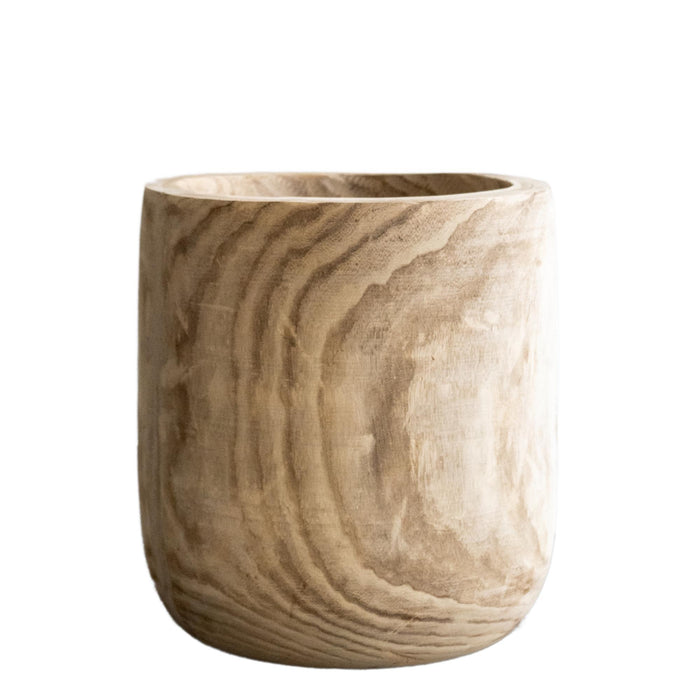 Pot - Hout lichtbruin - Pia pot - XL - H42 - W40 - Plantenpot