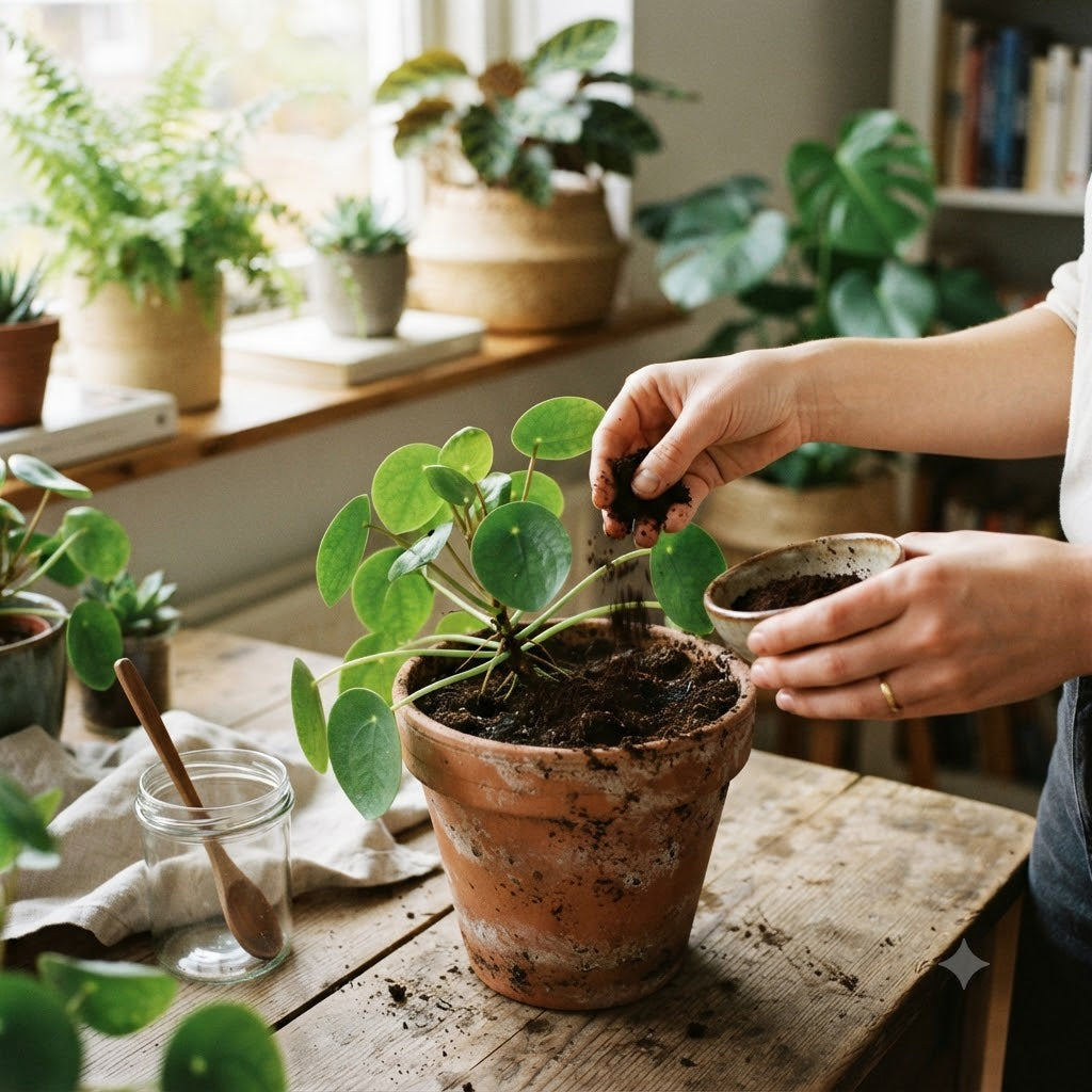 Koffieprut Kamerplanten
