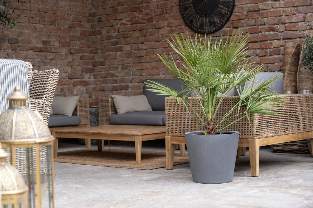 Bucket Grey - L - 68x60 - Pottery Pots | Betonlook Plantenbak