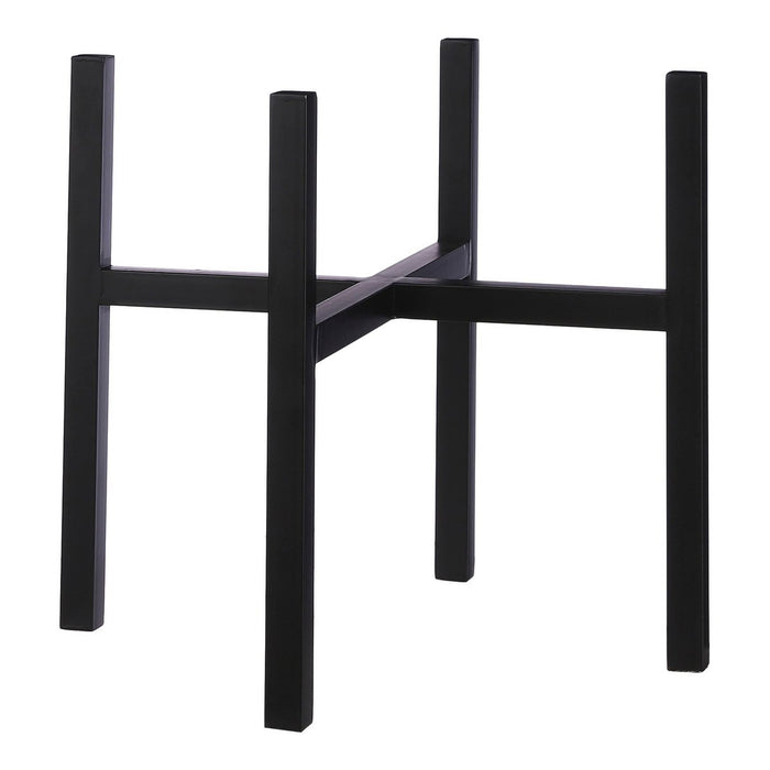 Plantenstandaard XL - L46 x B46 x H40 cm - Metaal - Zwart