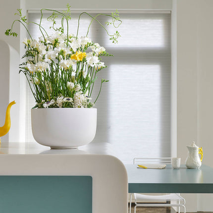 Pottery Pots Sunny L, Matte White Ø35 cm