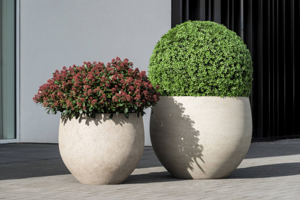 Pottery Pots Jumbo Orb S, Beige Washed Ø73 cm
