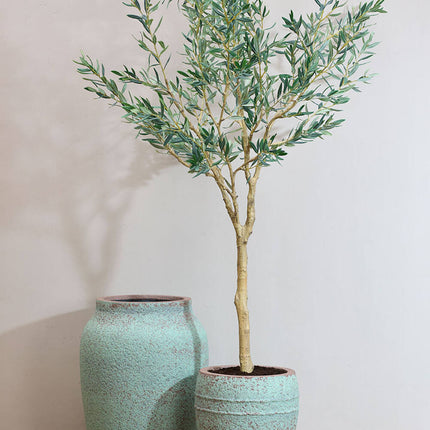 Pottery Pots Ares L, Rustic Green Ø43 cm