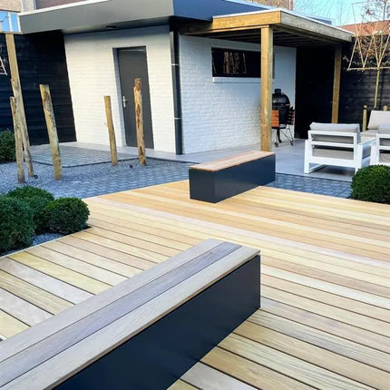 Aluminium Garden Bench - Base with Seat 200 x 40 x 43 cm