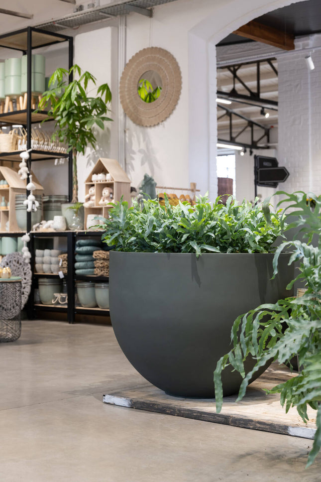 Pottery Pots Jumbo Mila L, Pine Green Ø116 cm