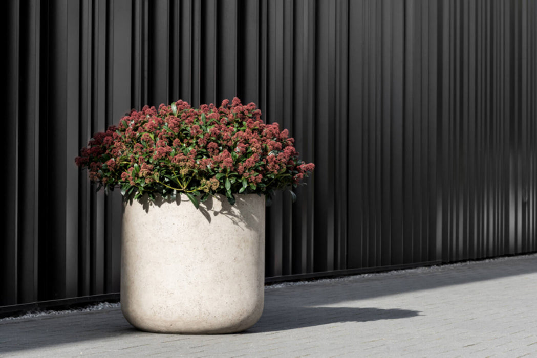 Jumbo Charlie Beige Washed - XXS - D53 x H52 - Pottery Pots | Betonlook Plantenbak