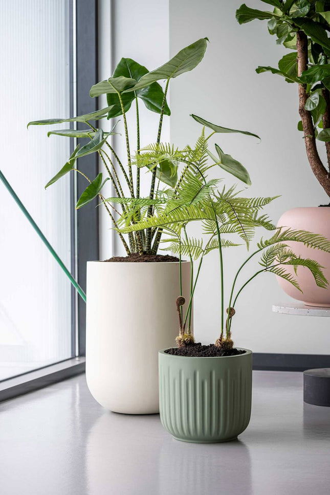 Pottery Pots Arcus S, Sage Green Ø36 cm