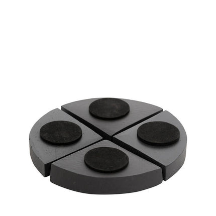 Pottery Pots Potvoetjes, Vulcano Black