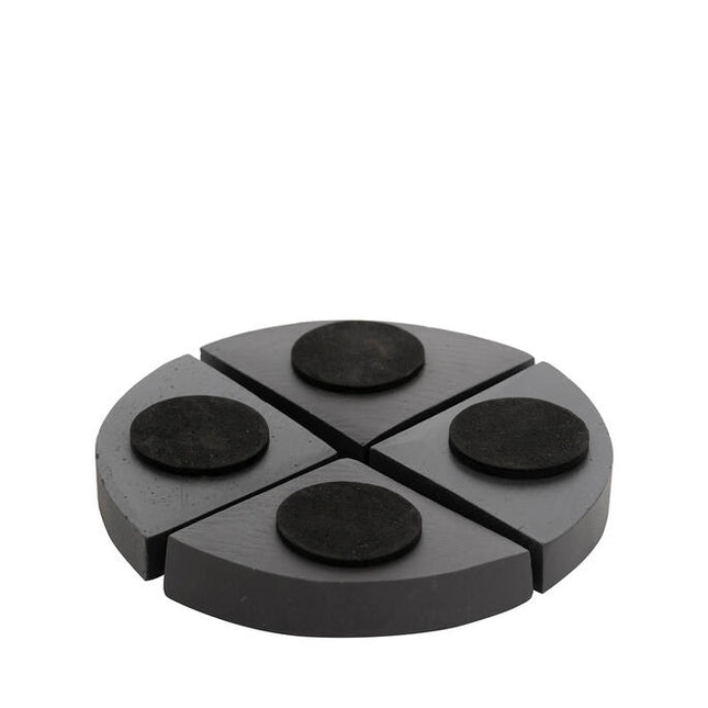 Pottery Pots Potvoetjes, Vulcano Black