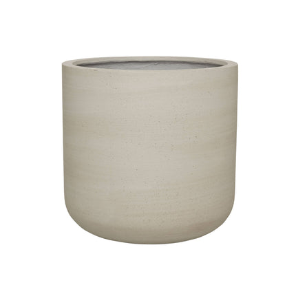 Pot de fleurs Jumbo Charlie Beige Délavé - XXS - D53 x H52 - Pot en céramique | Effet béton