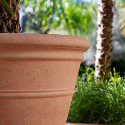 Pottery Pots Kyra S, Brick Orange Ø47 cm