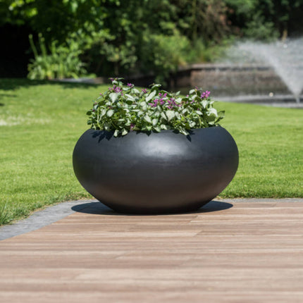Pottery Pots Cora M, zwart Ø49 cm