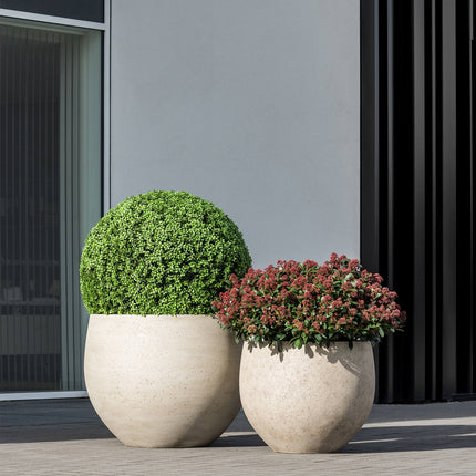 Pottery Pots Jumbo Orb S, Beige Washed Ø73 cm
