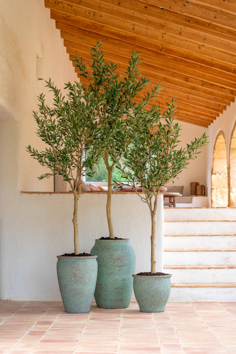 Pottery Pots Artemis S, Rustic Green Ø36 cm