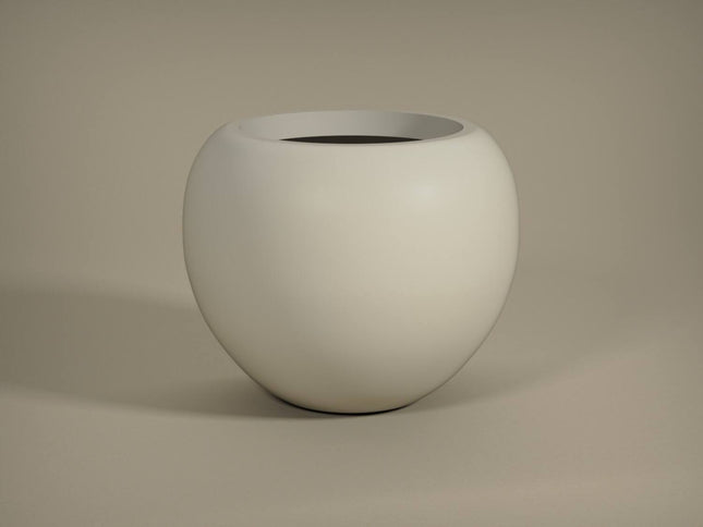 Pottery Pots Stream L, Silk White Ø44 cm