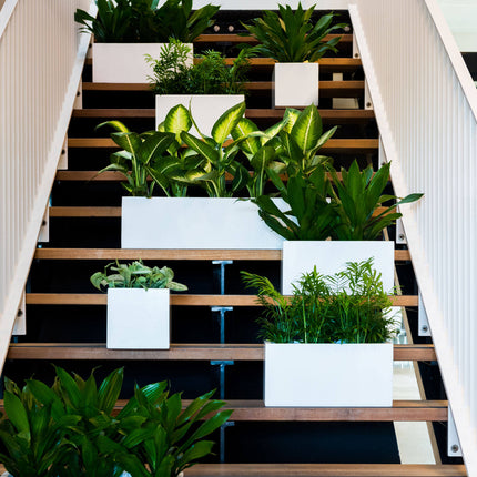 Pottery Pots Balcony S, Matte White