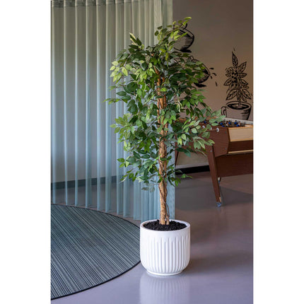 Pottery Pots Arcus S, Silk White Ø36 cm