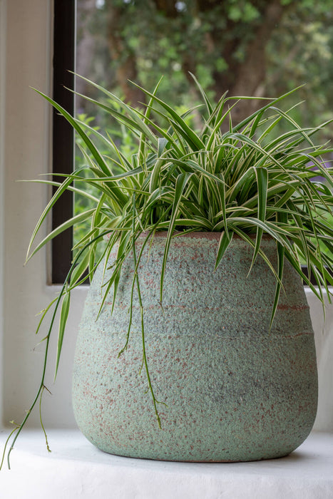 Pottery Pots Hestia L, Rustic Green Ø34,5 cm