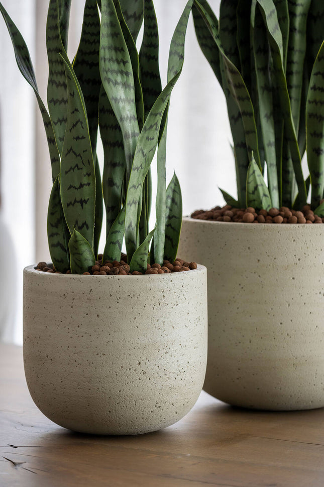 Pottery Pots Cody XL, Beige Washed Ø40 cm