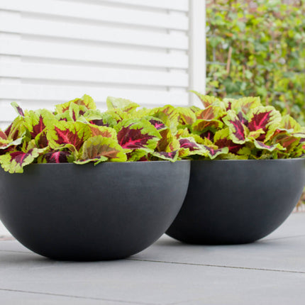 Pottery Pots Vic Bowl L, zwart Ø55 cm