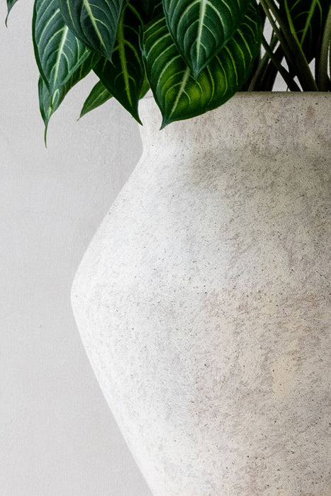Pottery Pots Fleuri L, Travertine Beige Ø37 cm