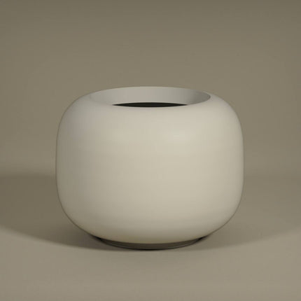 Pottery Pots Sphere Laag S, Silk White Ø29 cm