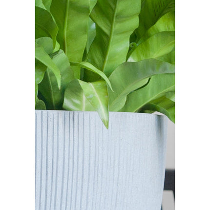 Pottery Pots Jesslyn XS, Light Grey Ø35 cm (verticaal geribbeld)