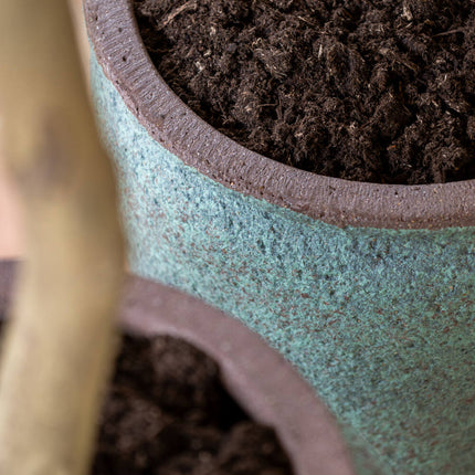 Pottery Pots Hera L, Rustic Green Ø31,5 cm