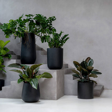 Pottery Pots Max L, Zwart Ø45 cm